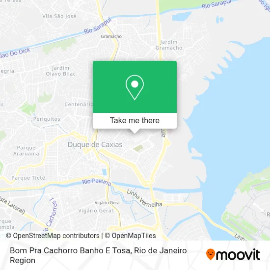 Bom Pra Cachorro Banho E Tosa map