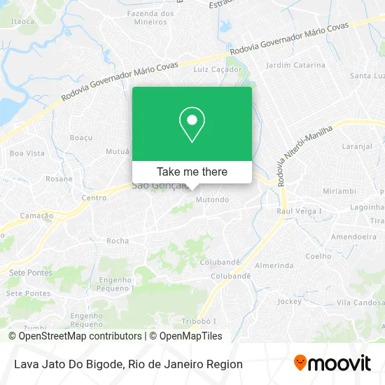 Lava Jato Do Bigode map