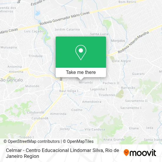 Celmar - Centro Educacional Lindomar Silva map