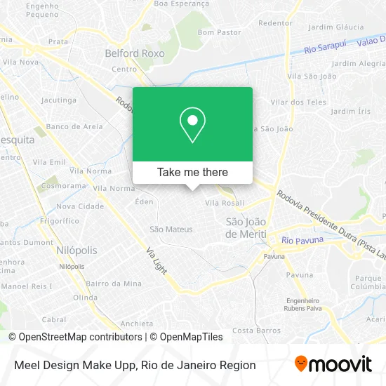 Meel Design Make Upp map
