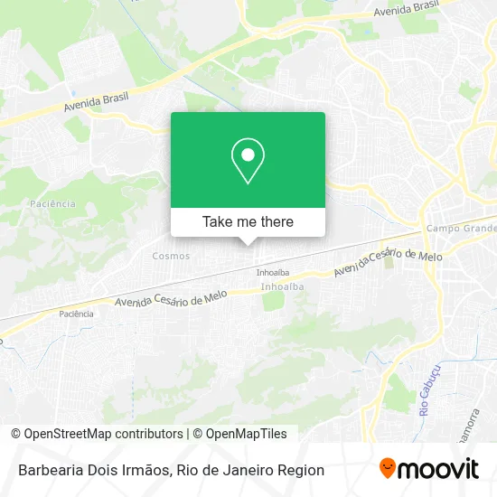 Barbearia Dois Irmãos map