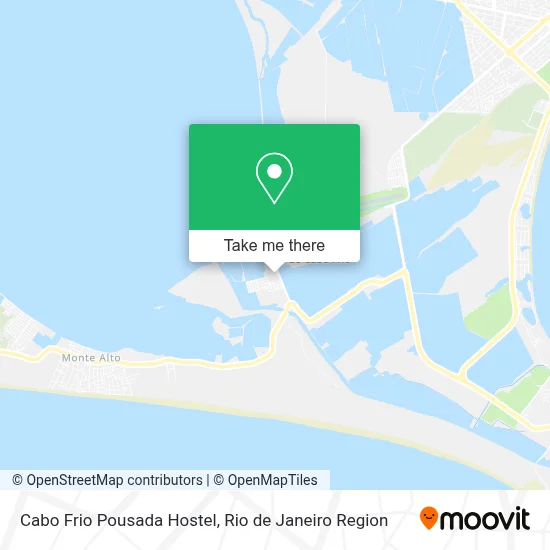 Cabo Frio Pousada Hostel map