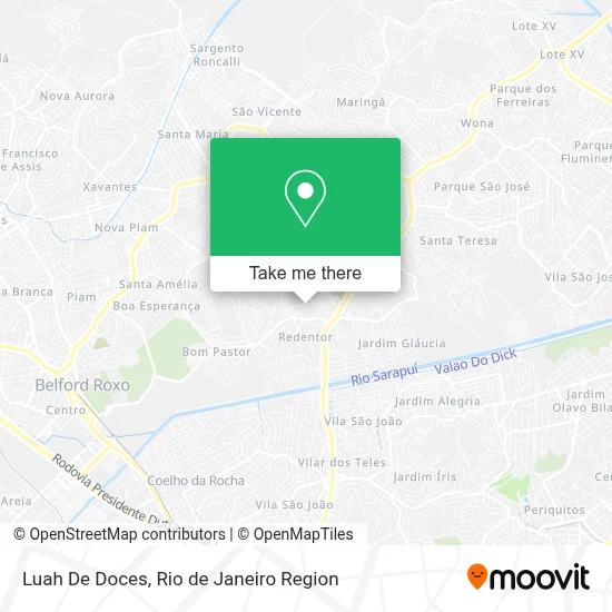 Luah De Doces map