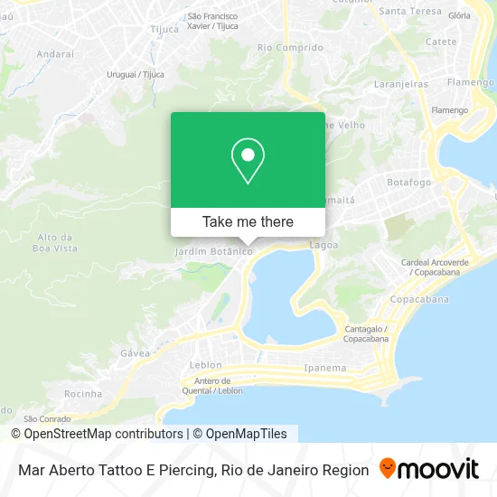 Mar Aberto Tattoo E Piercing map