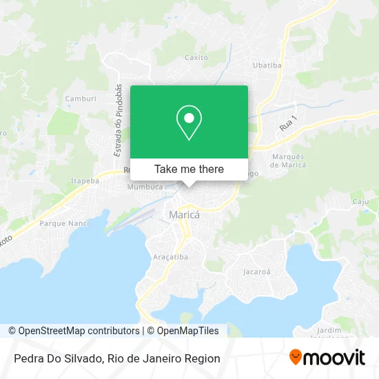 Pedra Do Silvado map