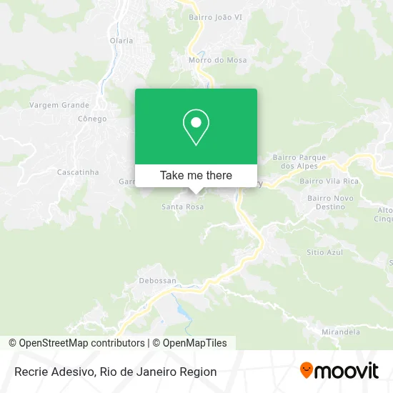 Recrie Adesivo map