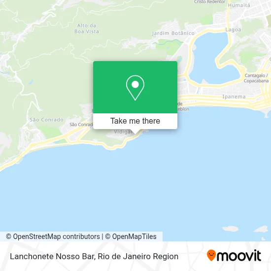 Lanchonete Nosso Bar map