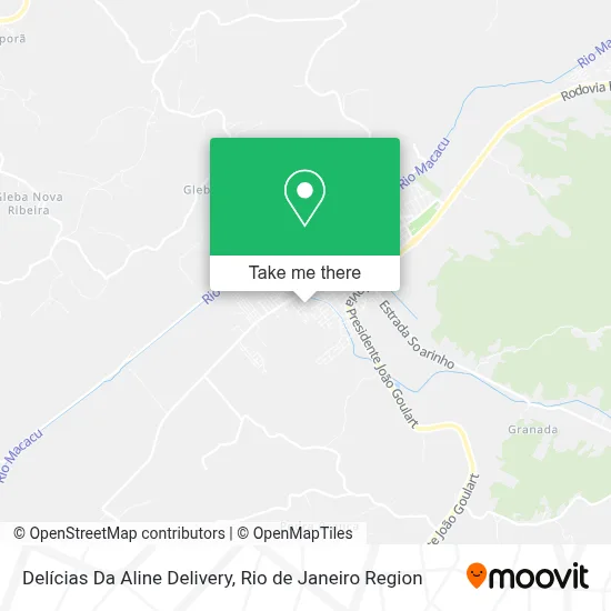 Delícias Da Aline Delivery map