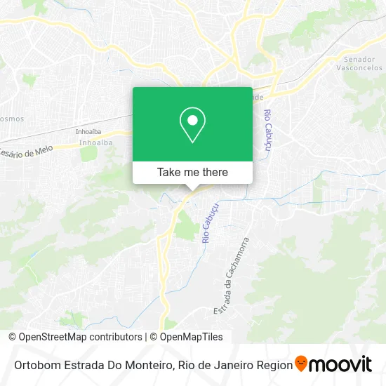 Ortobom Estrada Do Monteiro map