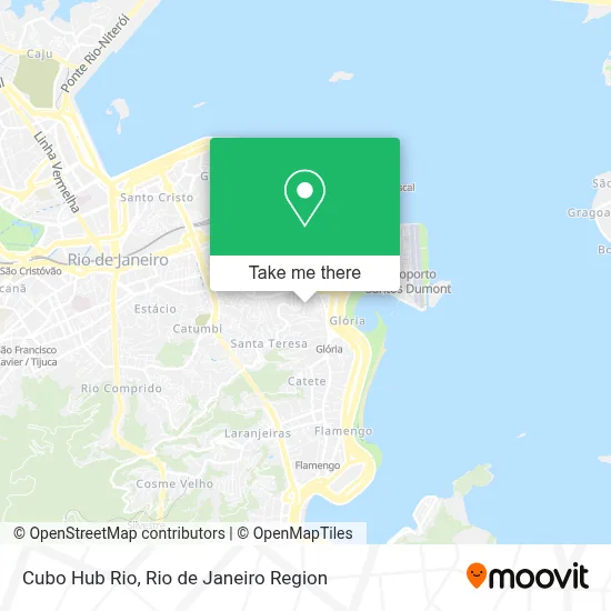 Cubo Hub Rio map