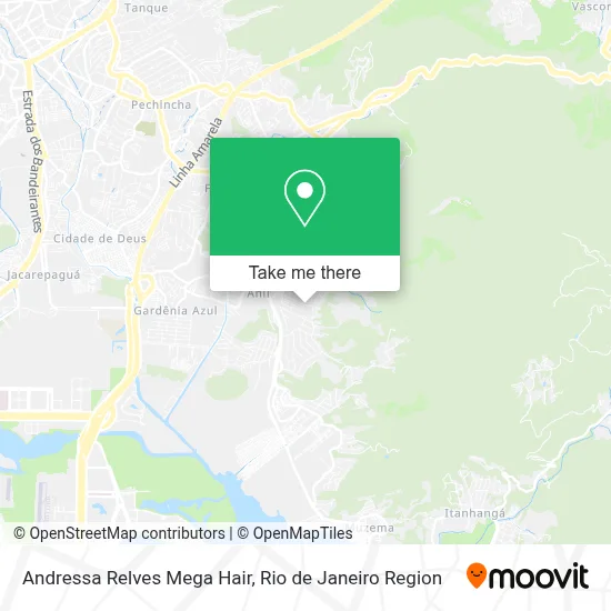 Andressa Relves Mega Hair map