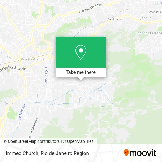Immec Church map