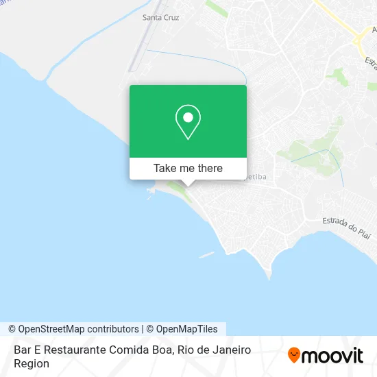 Bar E Restaurante Comida Boa map