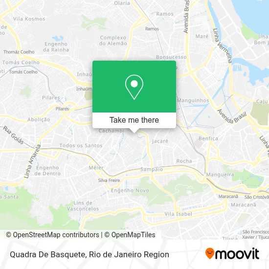 Quadra De Basquete map