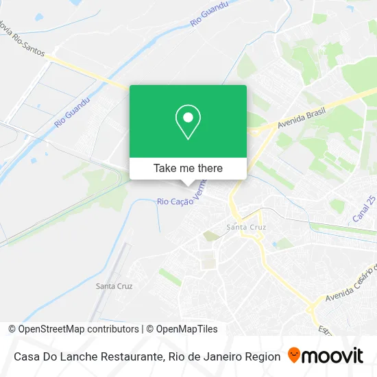Casa Do Lanche Restaurante map