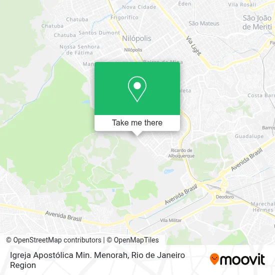Igreja Apostólica Min. Menorah map