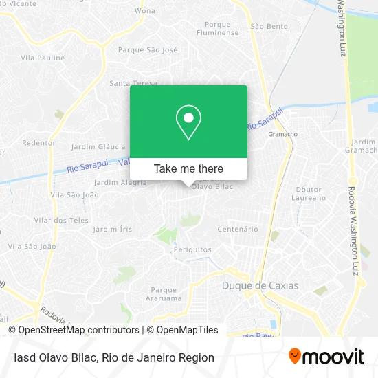 Iasd Olavo Bilac map