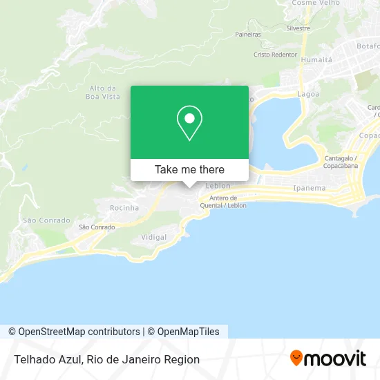 Telhado Azul map
