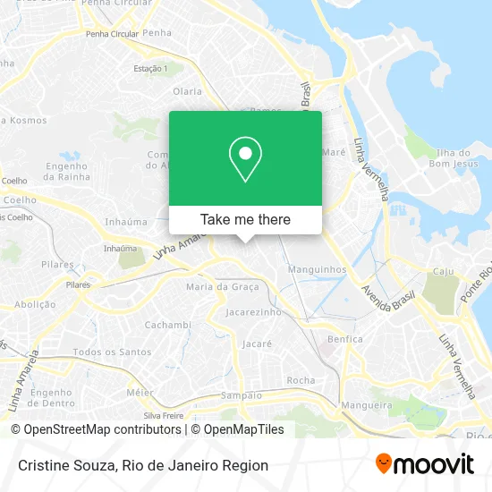 Cristine Souza map