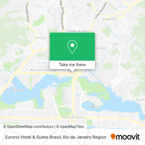 Eurorio Hotel & Suites Brasil map