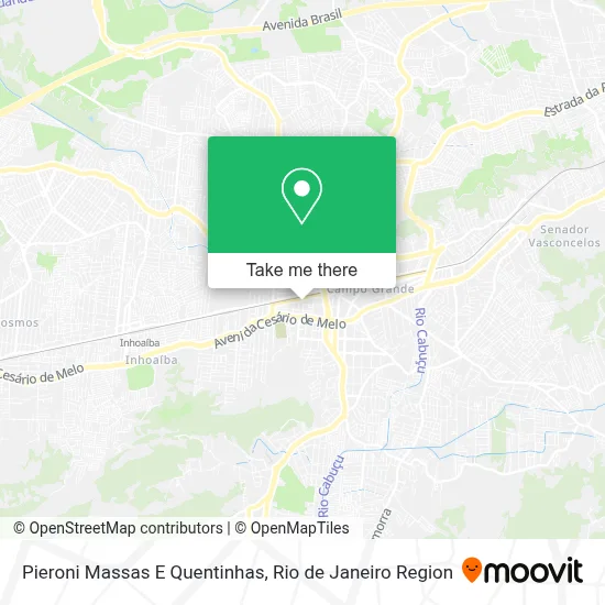 Pieroni Massas E Quentinhas map