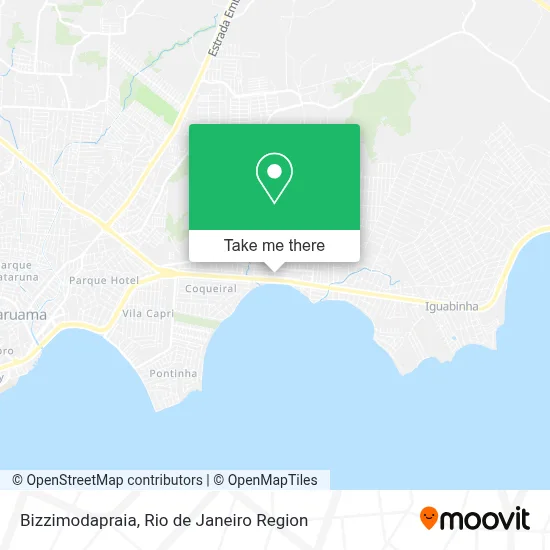 Bizzimodapraia map
