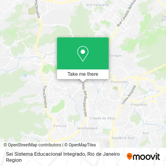 Sei Sistema Educacional Integrado map