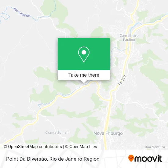 Point Da Diversão map