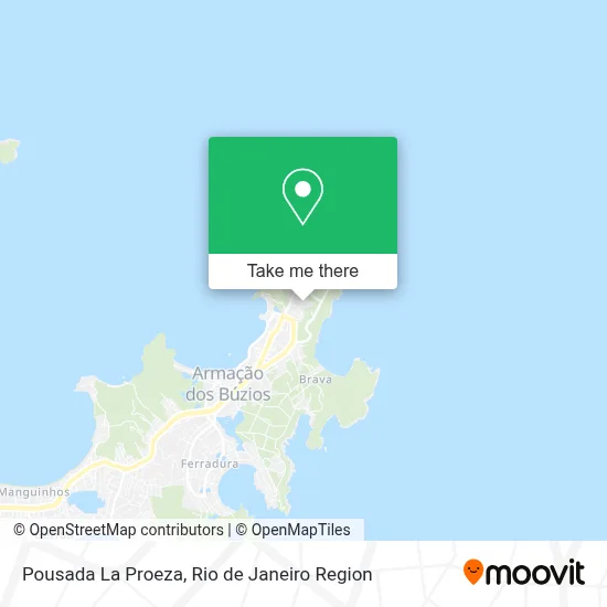 Pousada La Proeza map