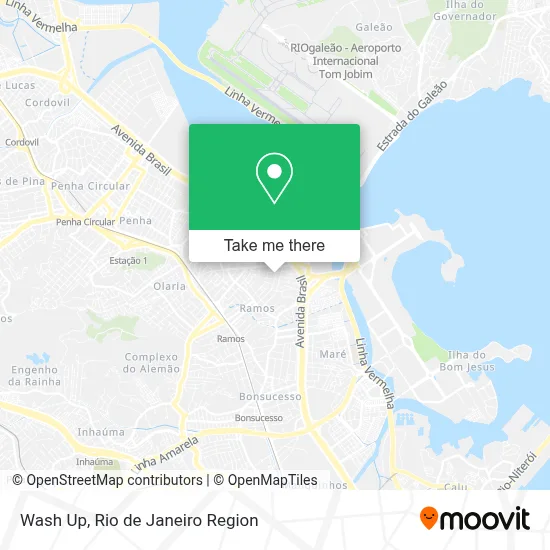 Wash Up map