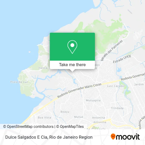 Dulce Salgados E Cia map
