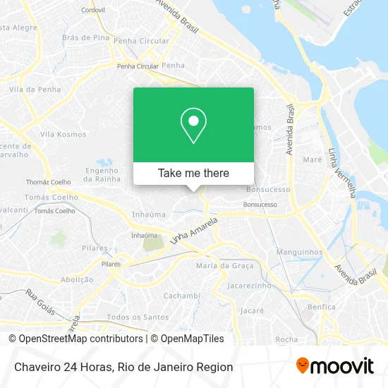 Chaveiro 24 Horas map
