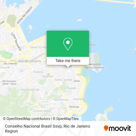 Conselho Nacional Brasil Ssvp map