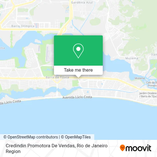 Credindin Promotora De Vendas map