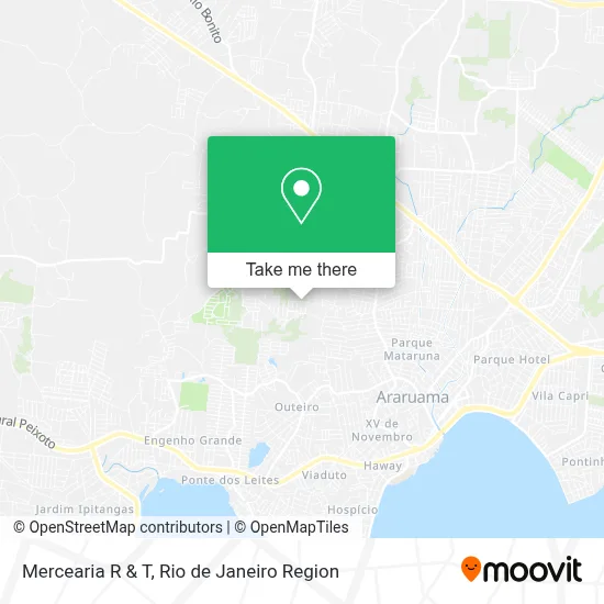 Mercearia R & T map
