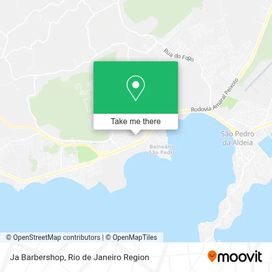 Ja Barbershop map