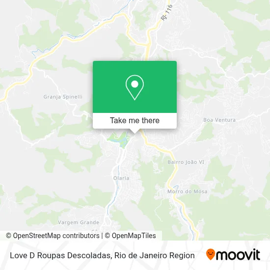 Love D Roupas Descoladas map