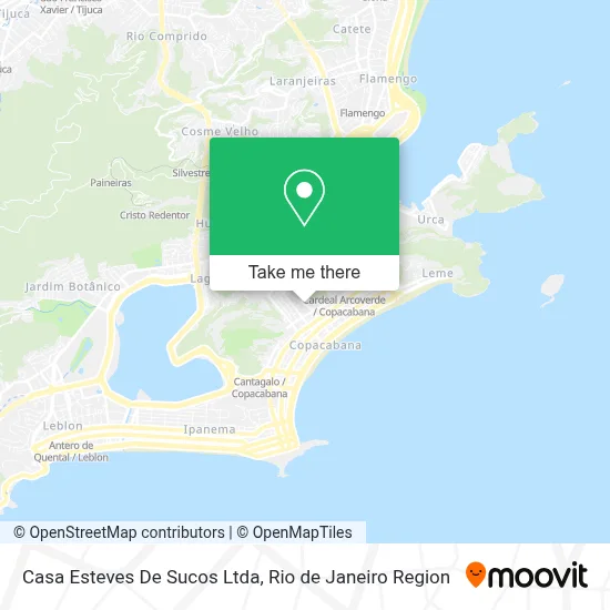 Casa Esteves De Sucos Ltda map