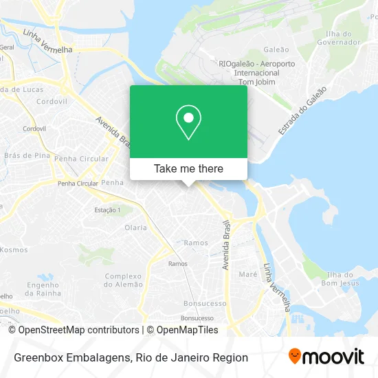 Greenbox Embalagens map