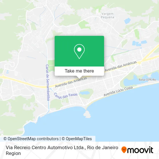 Via Recreio Centro Automotivo Ltda. map