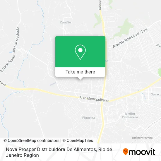 Nova Prosper Distribuidora De Alimentos map