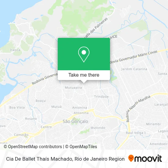 Cia De Ballet Thaís Machado map