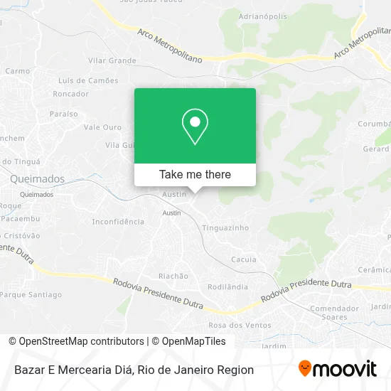 Bazar E Mercearia Diá map