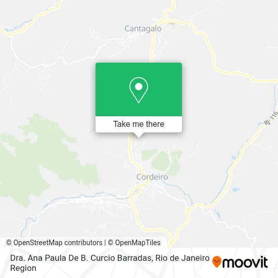 Dra. Ana Paula De B. Curcio Barradas map