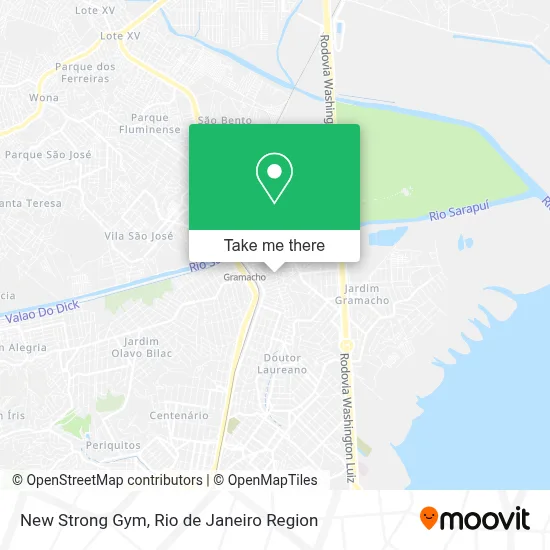 New Strong Gym map