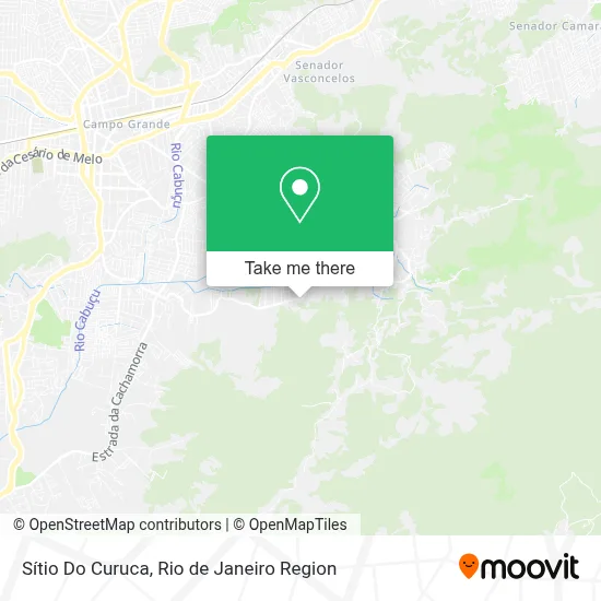 Sítio Do Curuca map