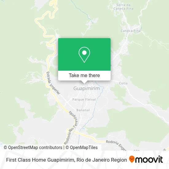 First Class Home Guapimirim map