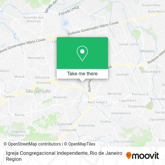 Igreja Congregacional Independente map