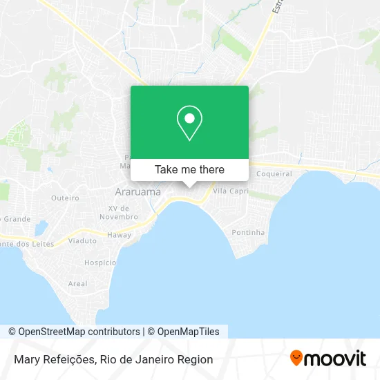 Mary Refeições map
