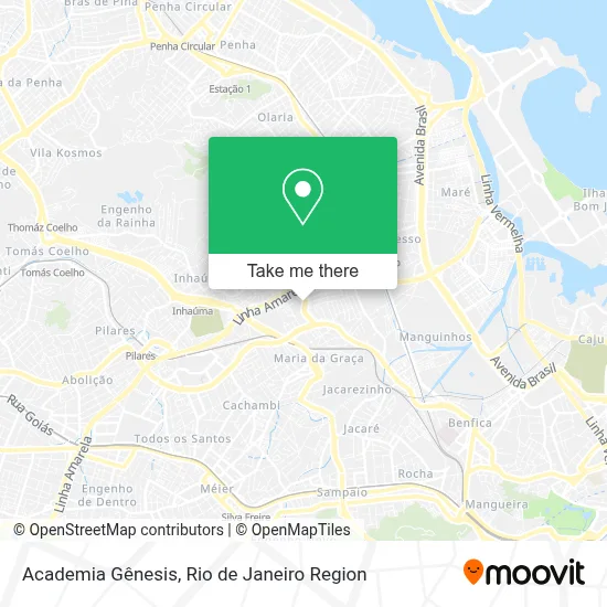 Academia Gênesis map